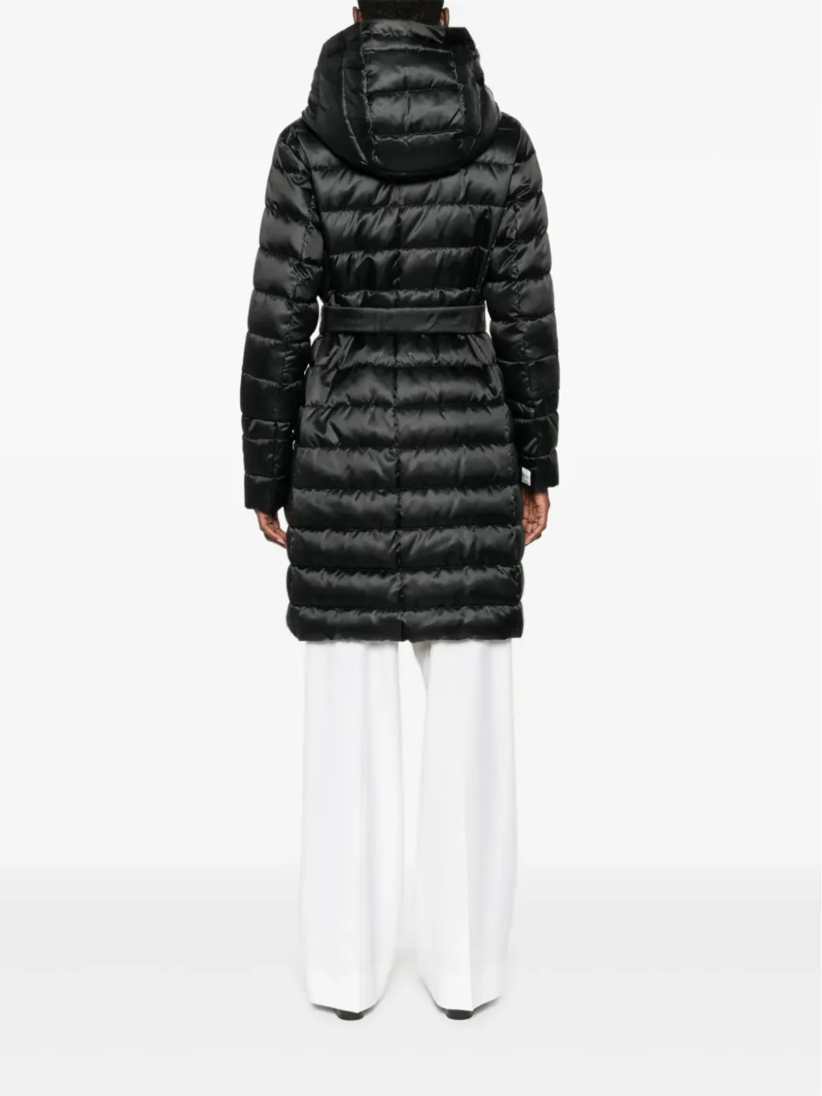 Max Mara フード付きキルティングコート - 画像4