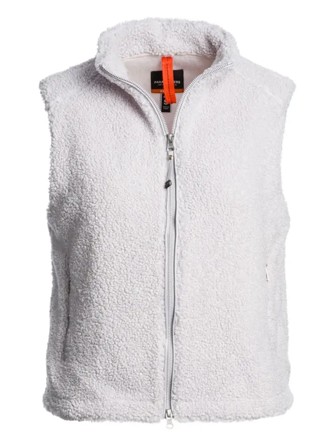 Parajumpers Parajumpers ハイネックジップフロント ウエストコート ホワイトの商品画像