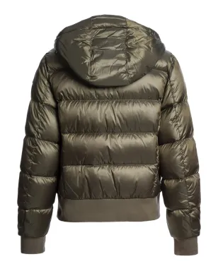Parajumpers マリア キルテッドフードジャケット - Green - サムネイル3