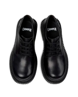 Camper レースアップ・プラットフォームシューズ ブラック - サムネイル4