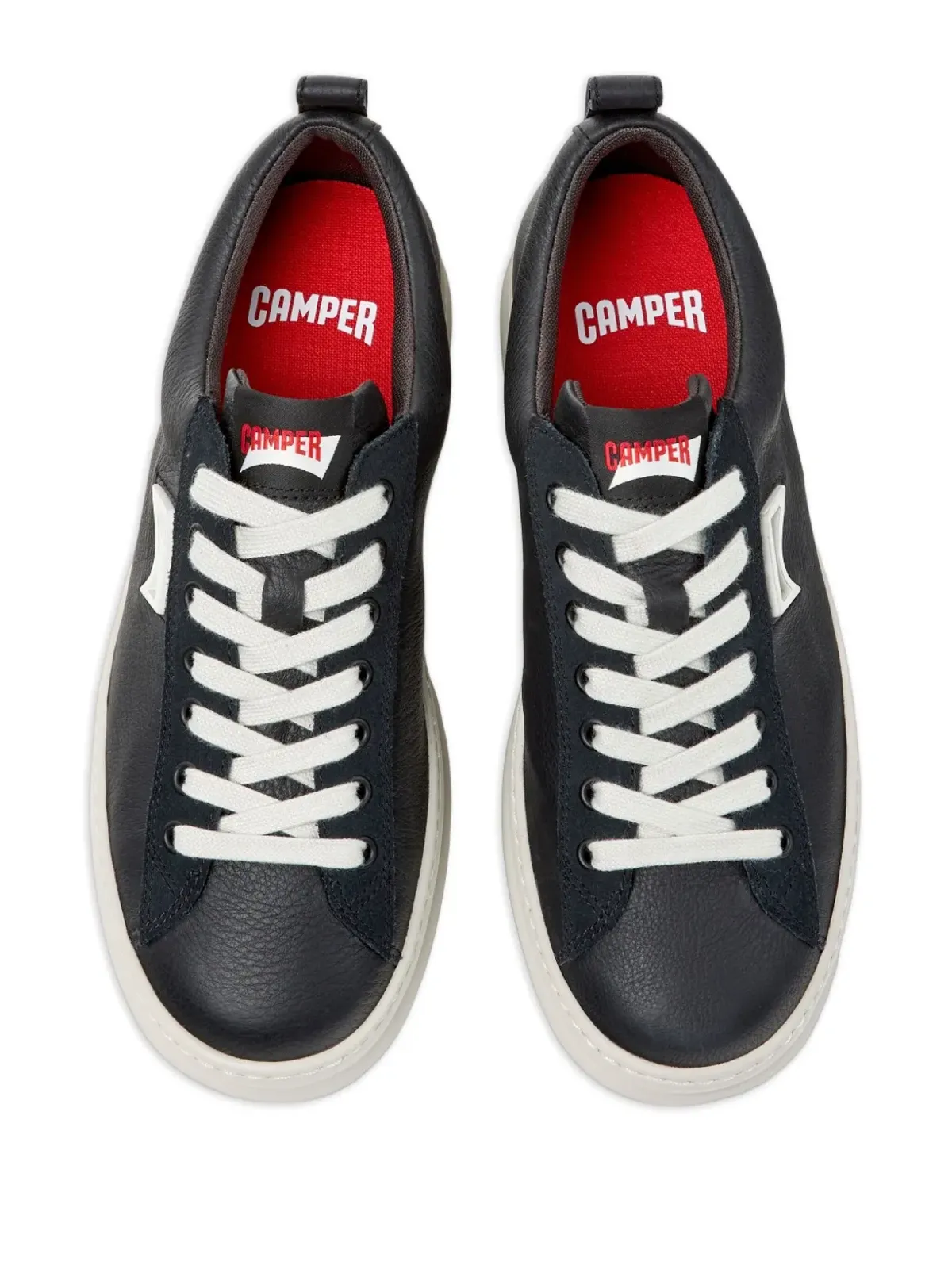 Camper ランナー フォー レザー スウェード スニーカー - 画像4