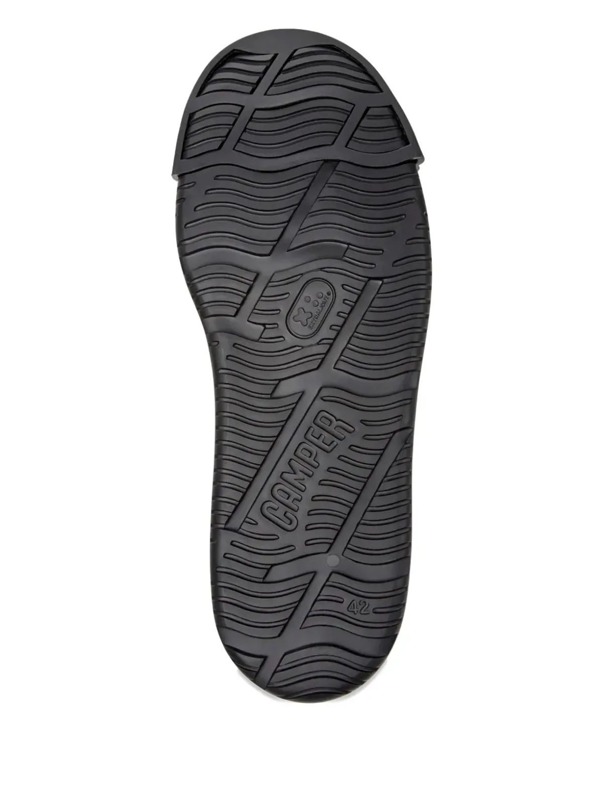 Camper Junction Runner レザー レースアップ スニーカー - ブラック - 画像4