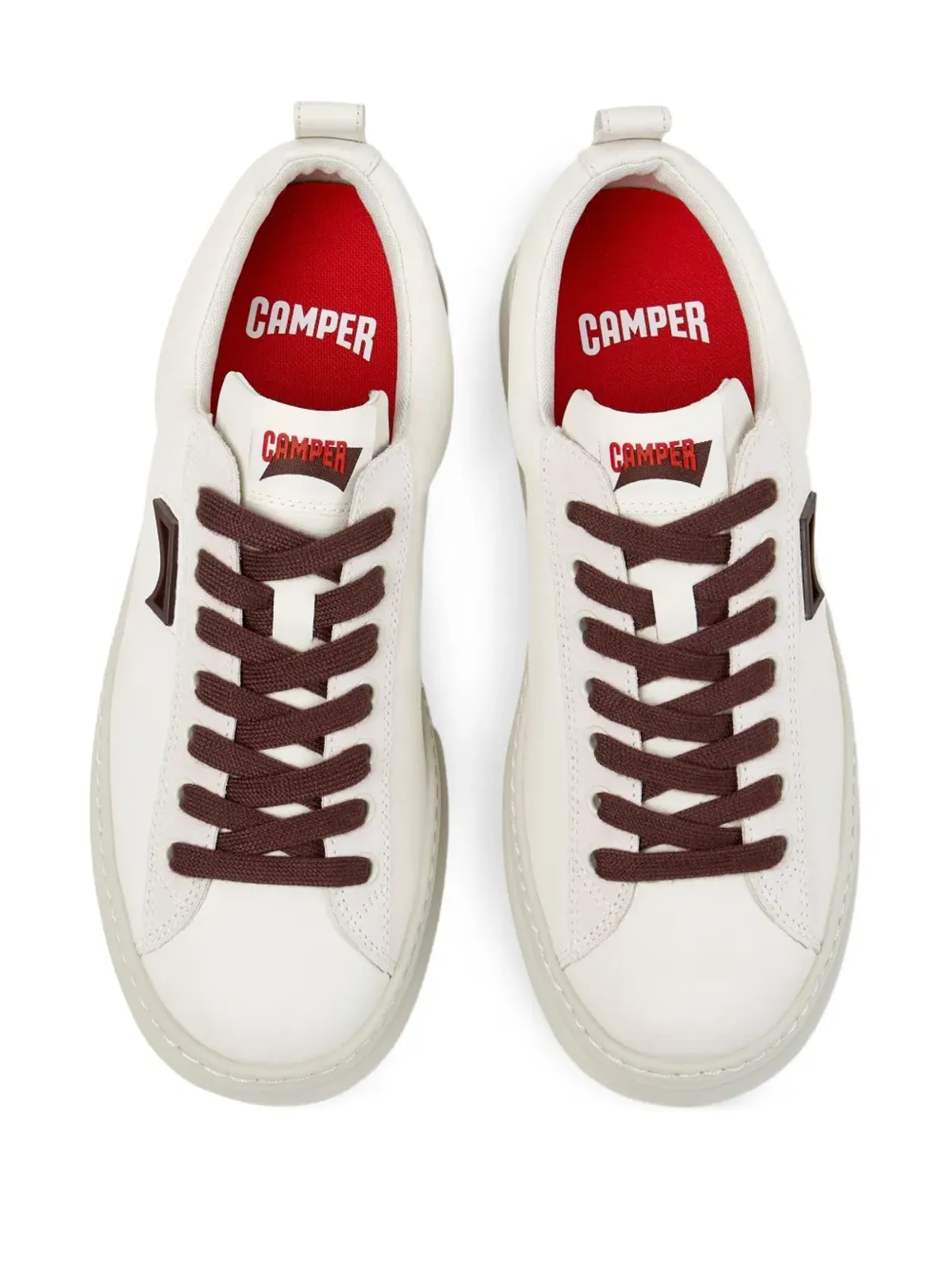 Camper ランナー レザー レースアップ スニーカー - 画像4