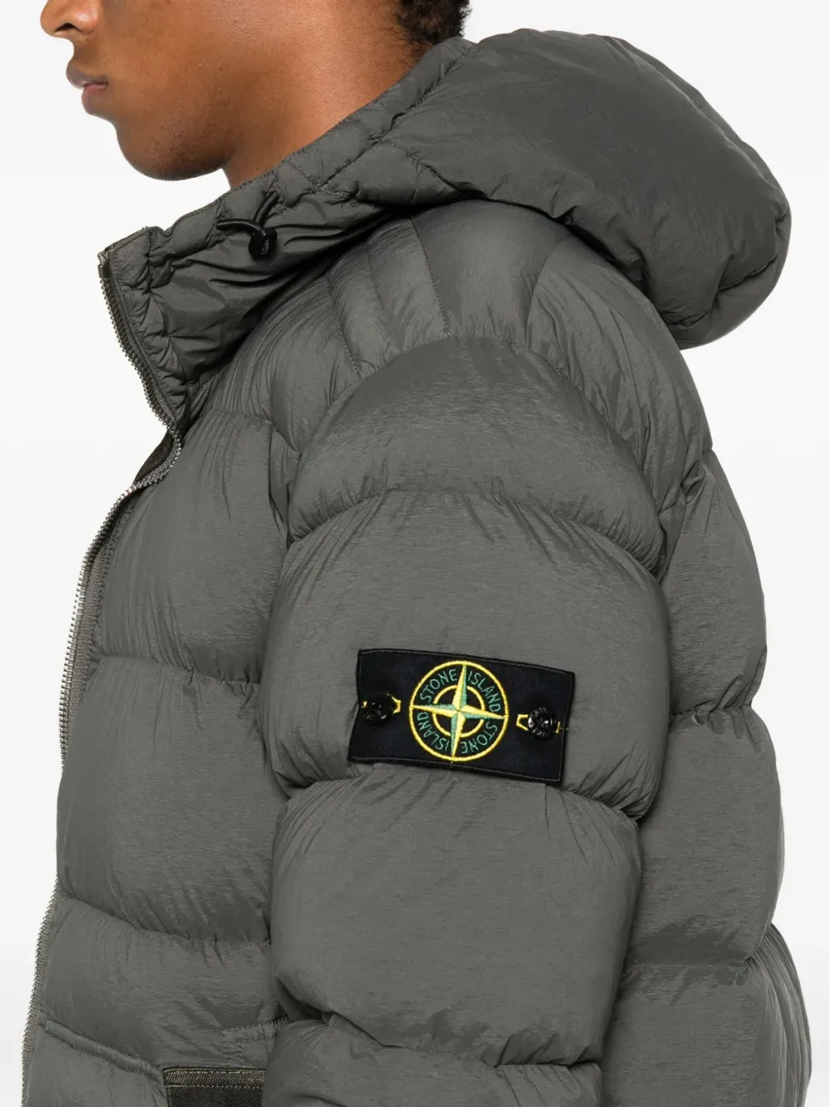 Stone Island シームレス・トンネルフード付きダウンジャケット - 画像5