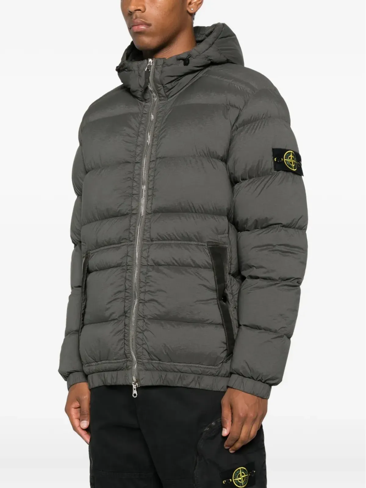 Stone Island シームレス・トンネルフード付きダウンジャケット - 画像3