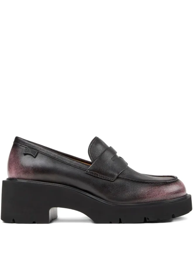 Camper Camper Milah ペニー レザー ローファー - ブラックの商品画像
