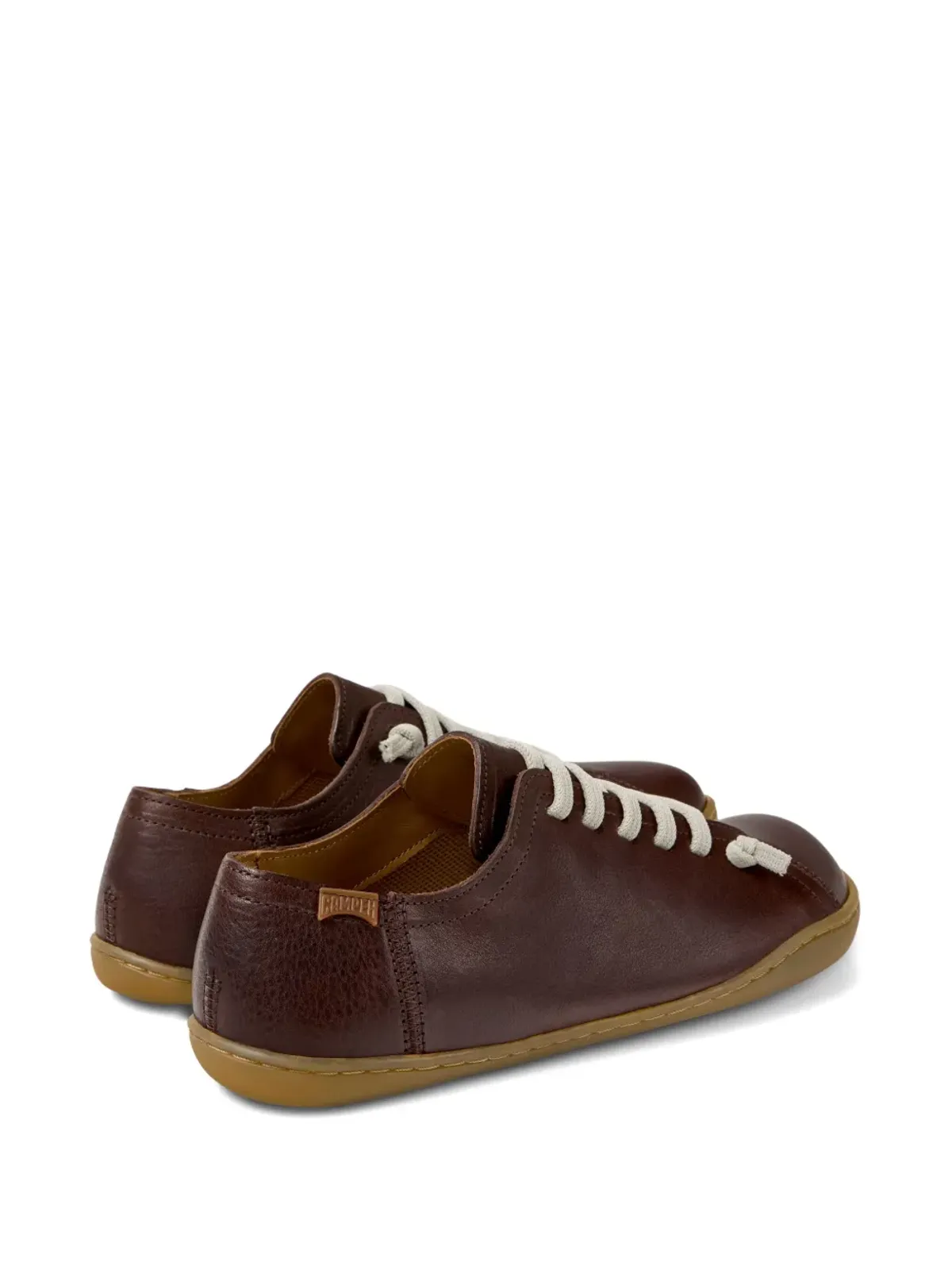 Camper Peu Cami レースアップ レザー スニーカー レッド - 画像3