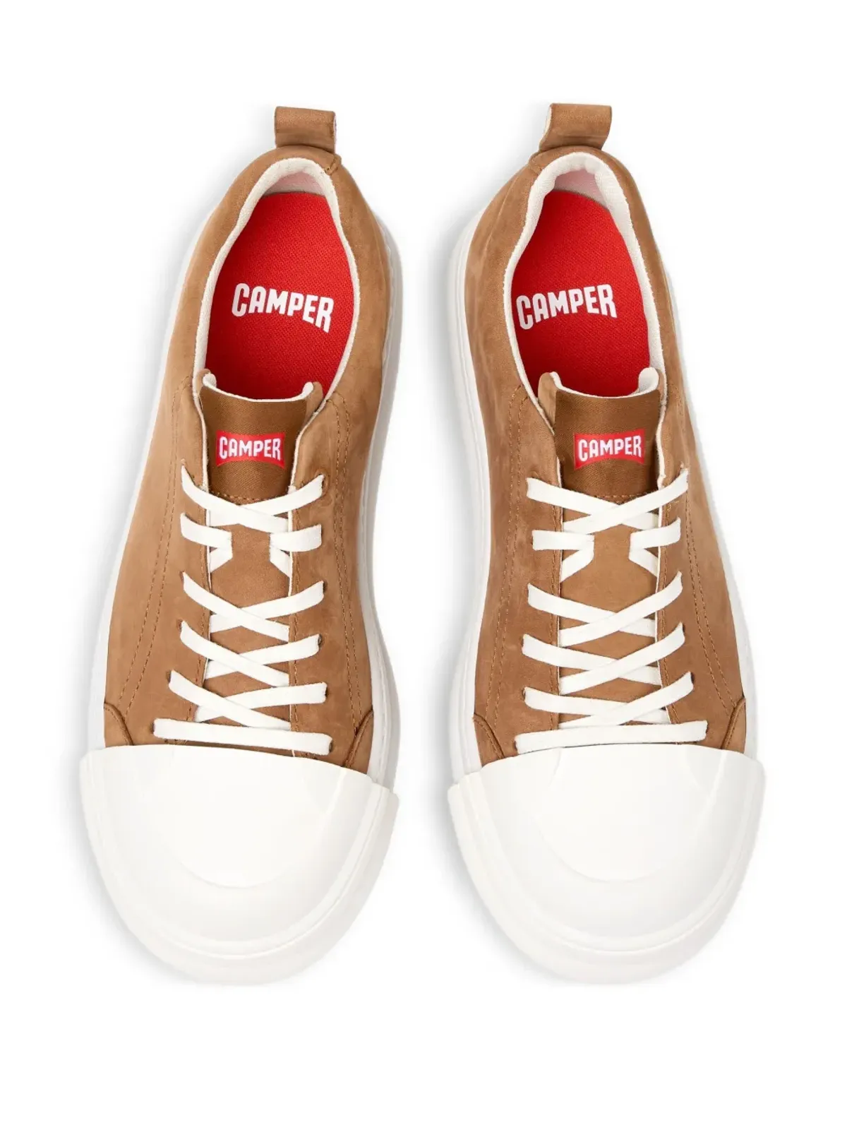 Camper Juction Runner レースアップ ヌバックレザー スニーカー - 画像3