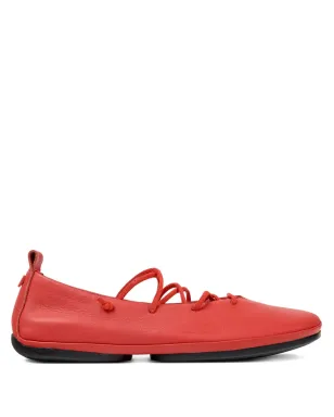 Camper Right Nina レザー バレエフラット - レッド - サムネイル1