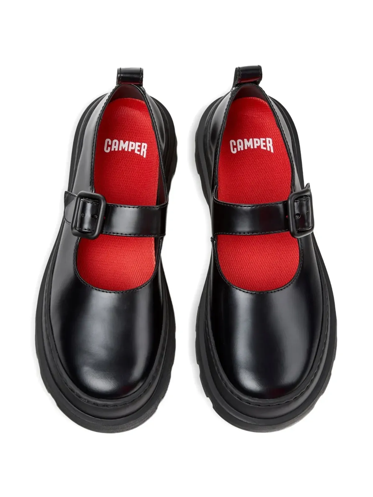 Camper バックルストラップ ローファー - 画像3