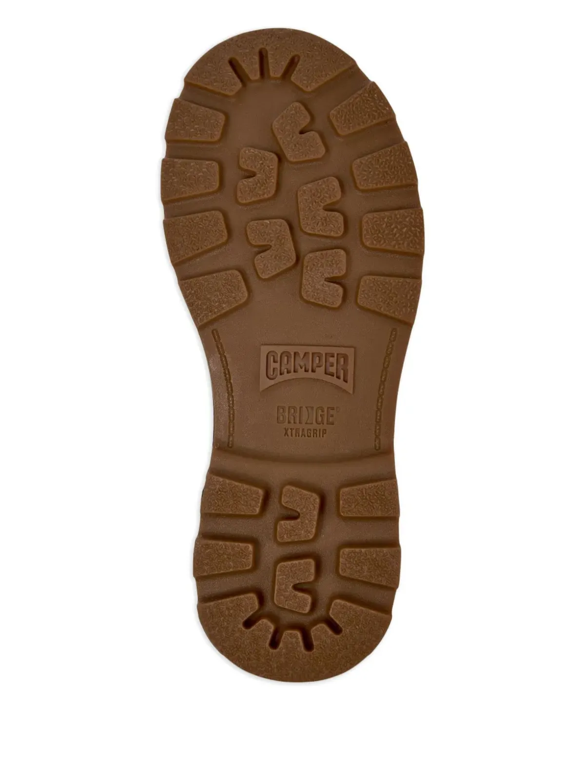 Camper Brutus エラスティックパネル付きヌバックレザー チェルシーブーツ - ブラウン - 画像5