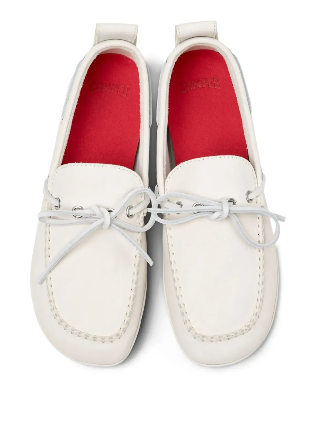 Camper Right Nina レザー レースアップ ローファー - 画像4