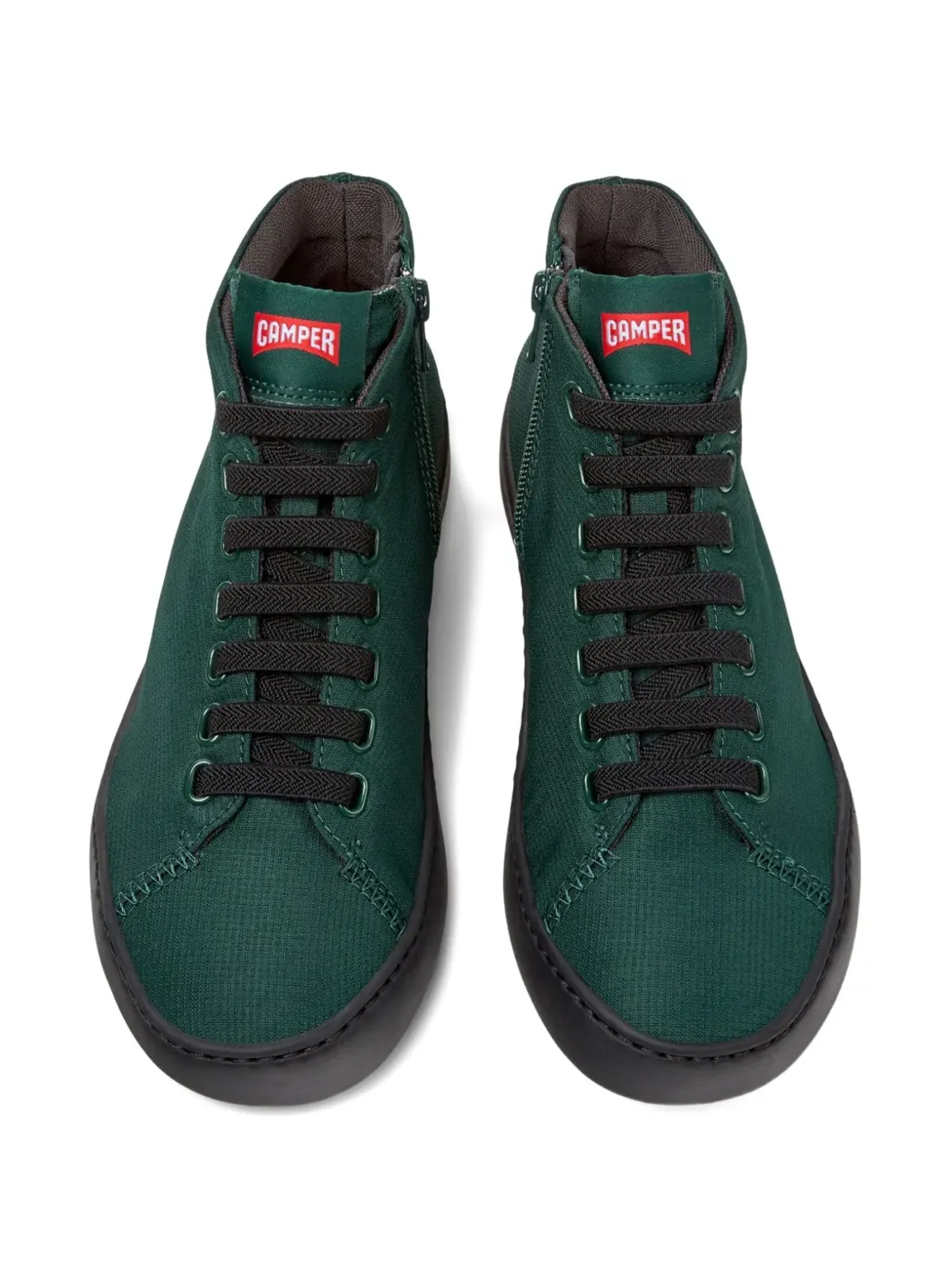 Camper Peu Touring lace-up high-top sneakers - Green - 画像4