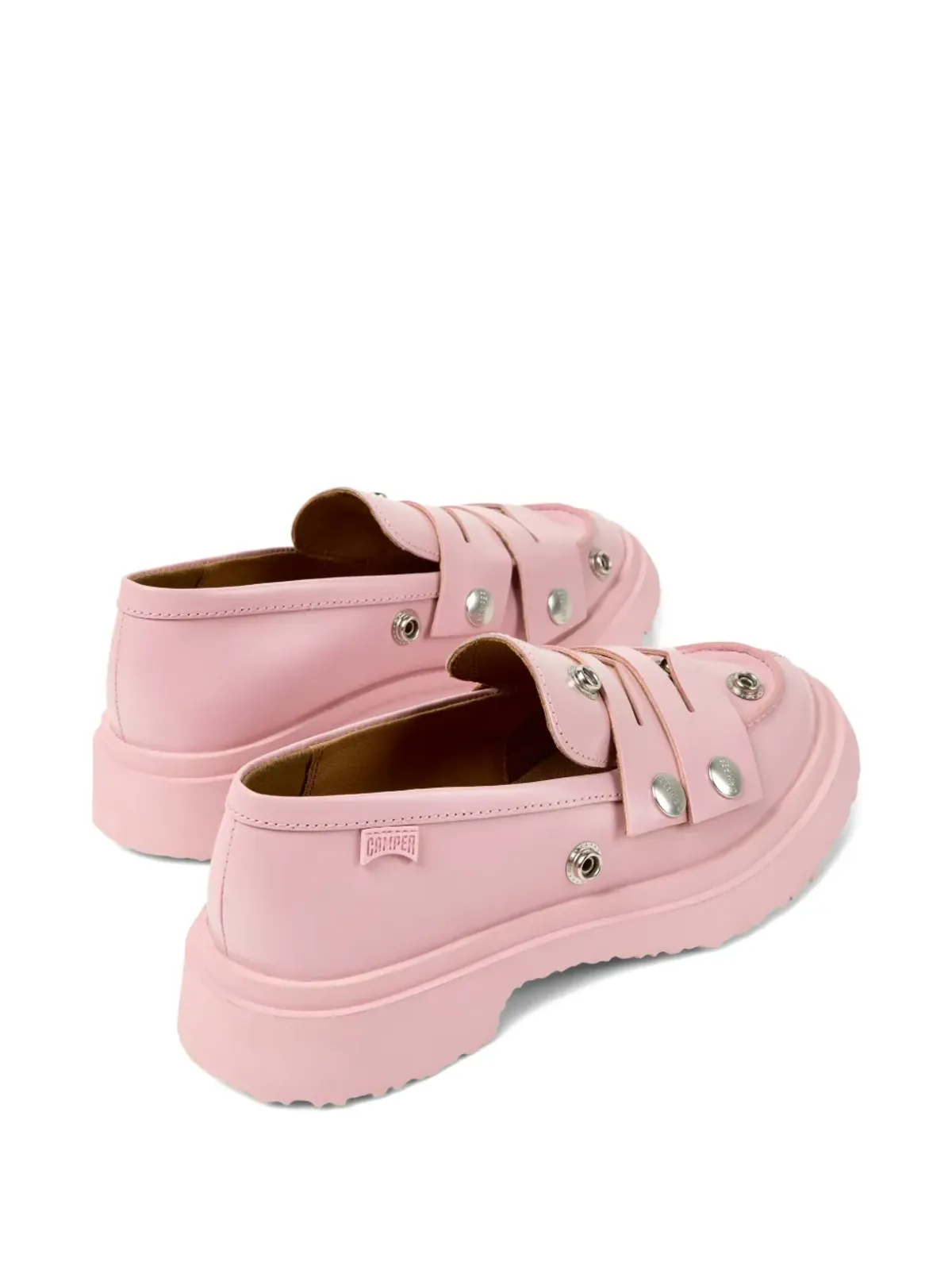 Camper ウォルデン ツインズ レザー ローファー - 画像3