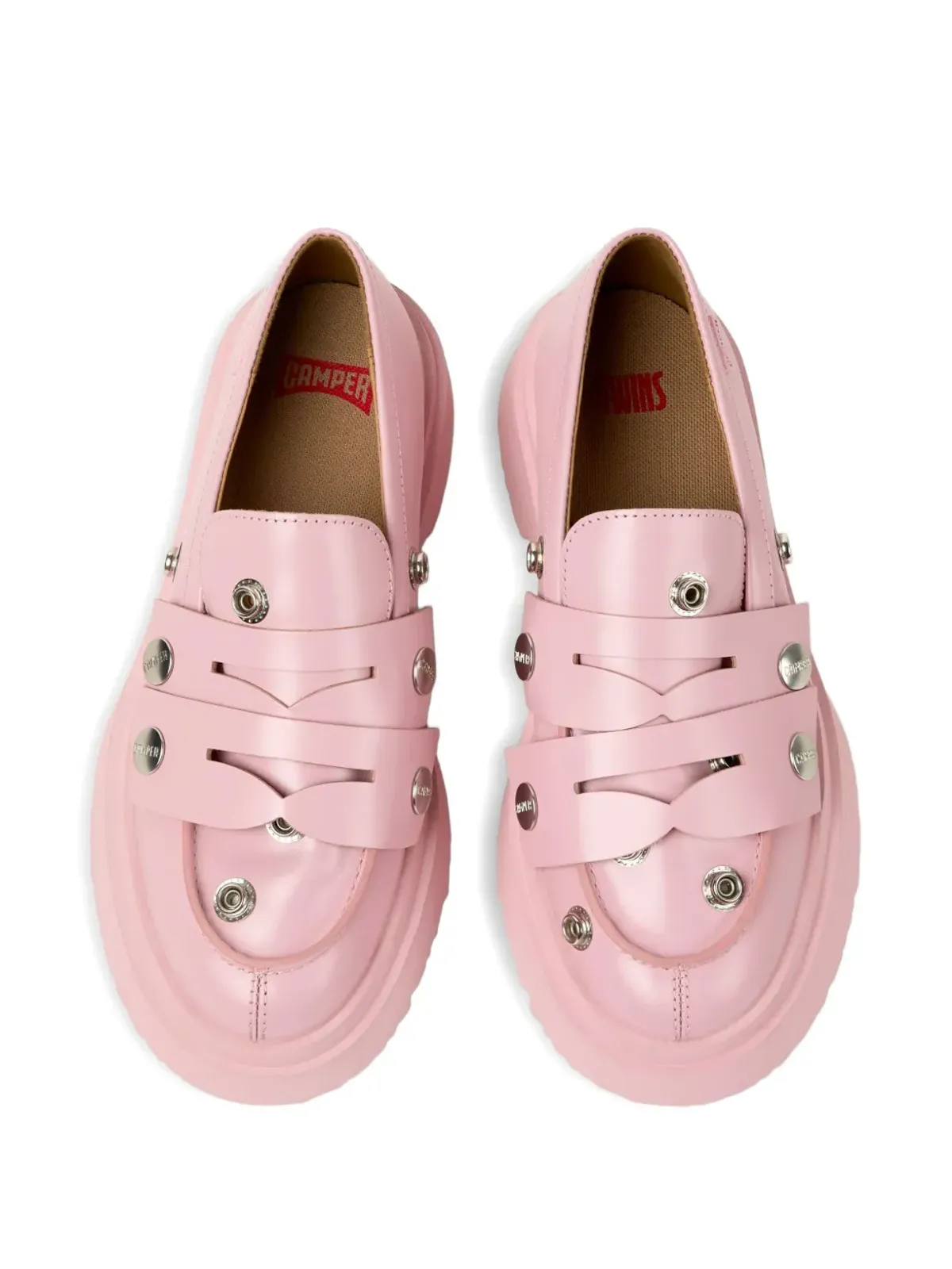 Camper ウォルデン ツインズ レザー ローファー - 画像4