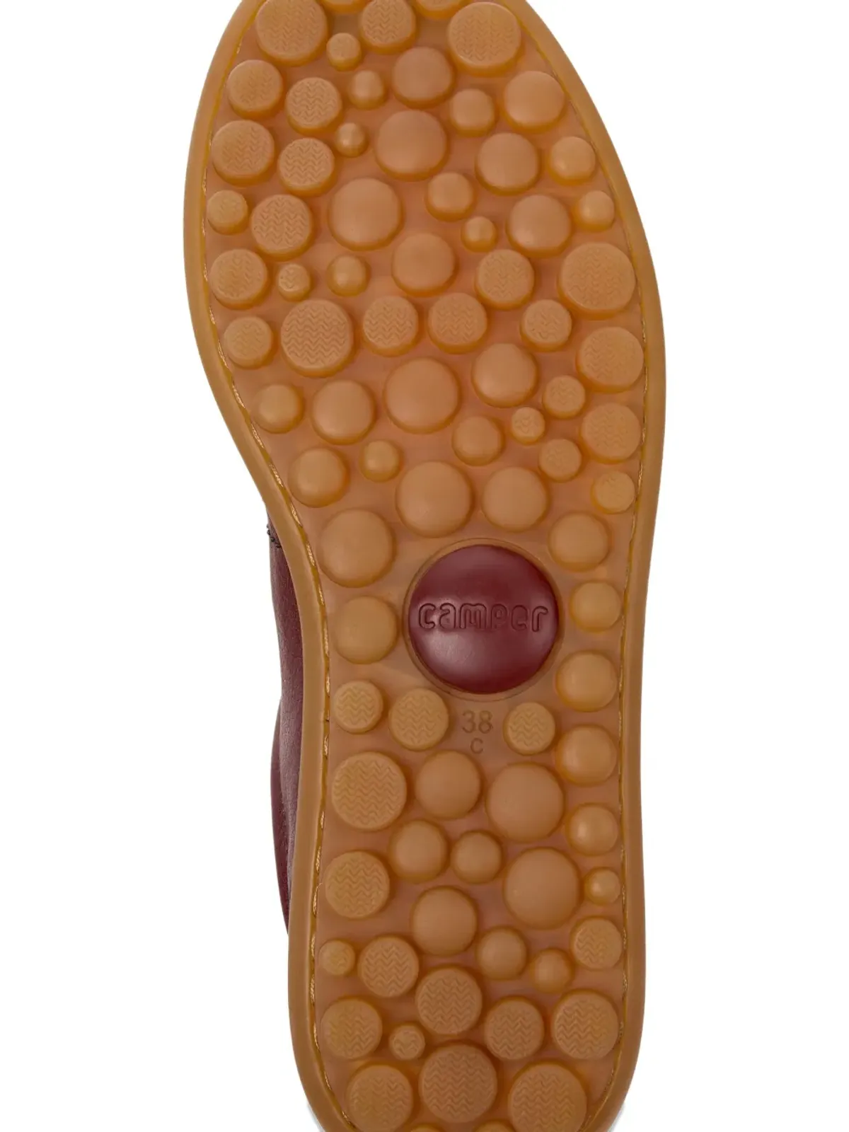 Camper Pelotas レザー パネルド レースアップ スニーカー - レッド - 画像5