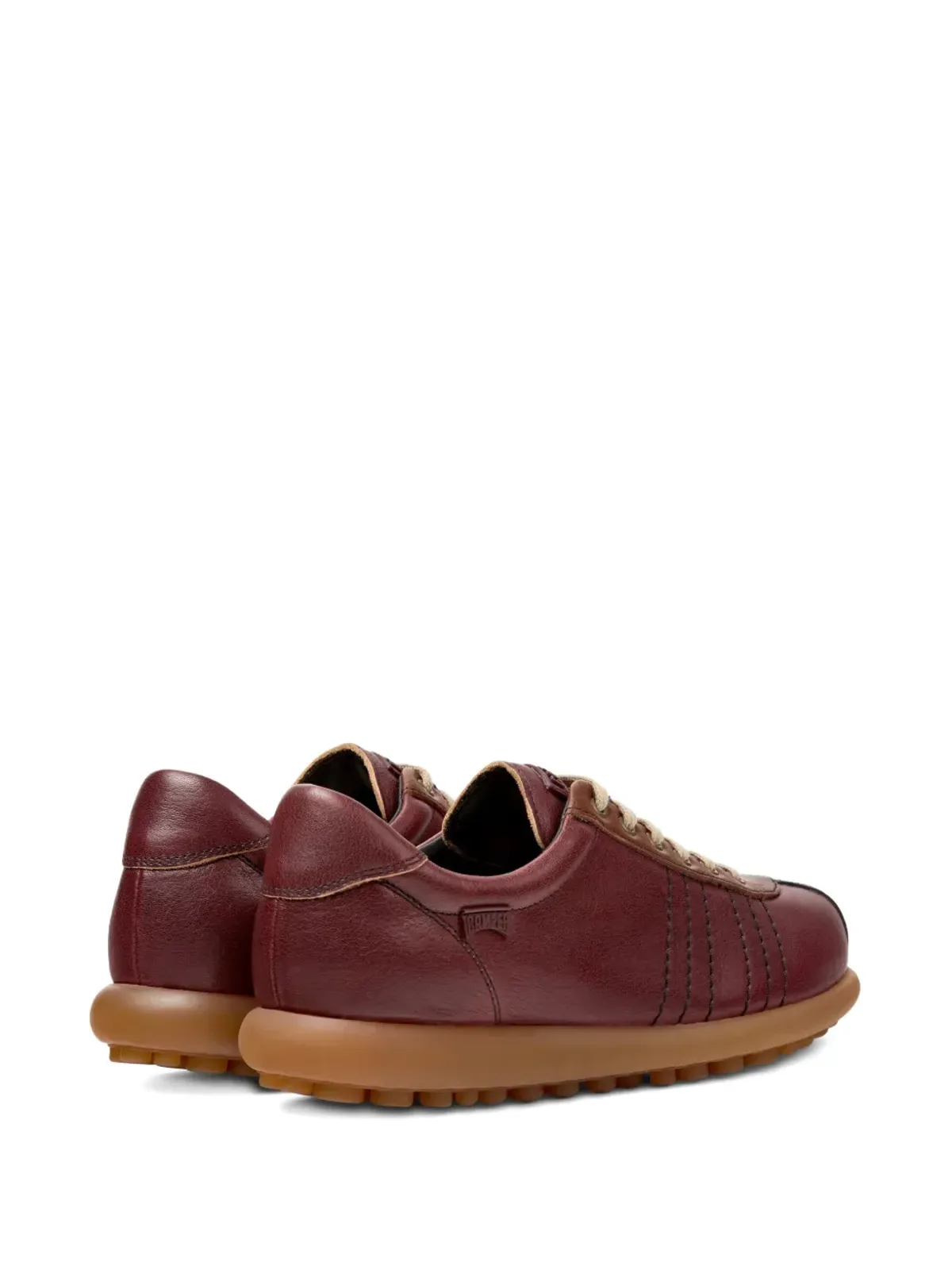 Camper Pelotas レザー パネルド レースアップ スニーカー - レッド - 画像4