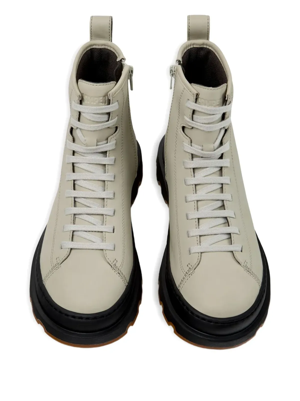 Camper Brutus+ レースアップ チャンキーソール アンクルブーツ - 画像4