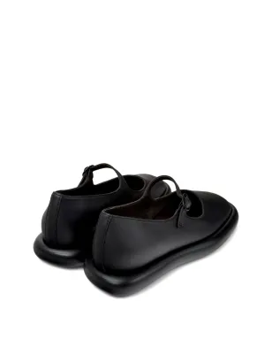 Camper Onda レザー バックル付きフラットパンプス - ブラック - サムネイル3