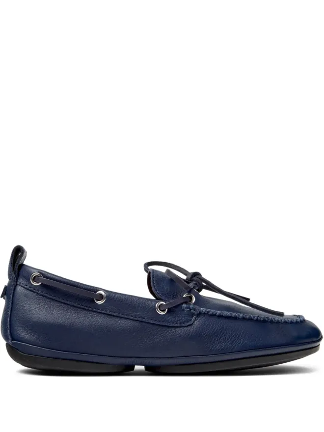 Camper Camper Right Nina レザー タッセル ローファー - Blueの商品画像