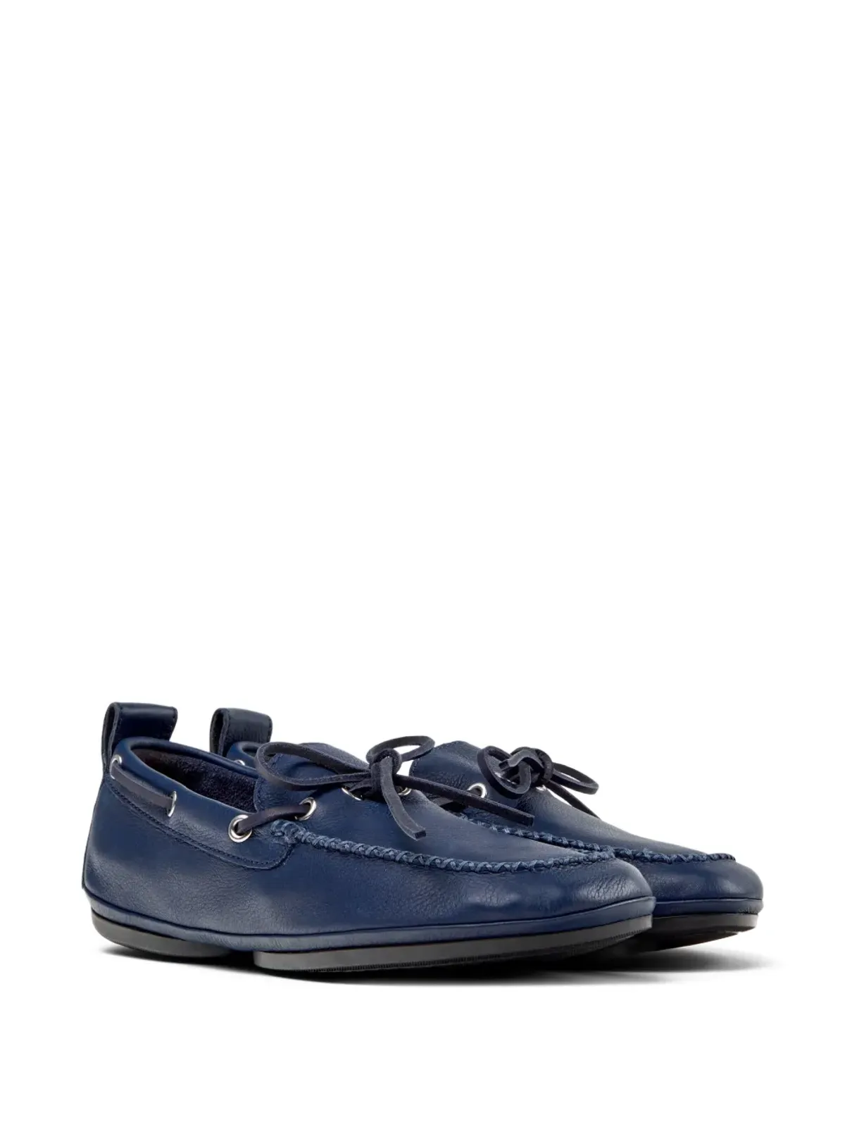 Camper Right Nina レザー タッセル ローファー - Blue - 画像2