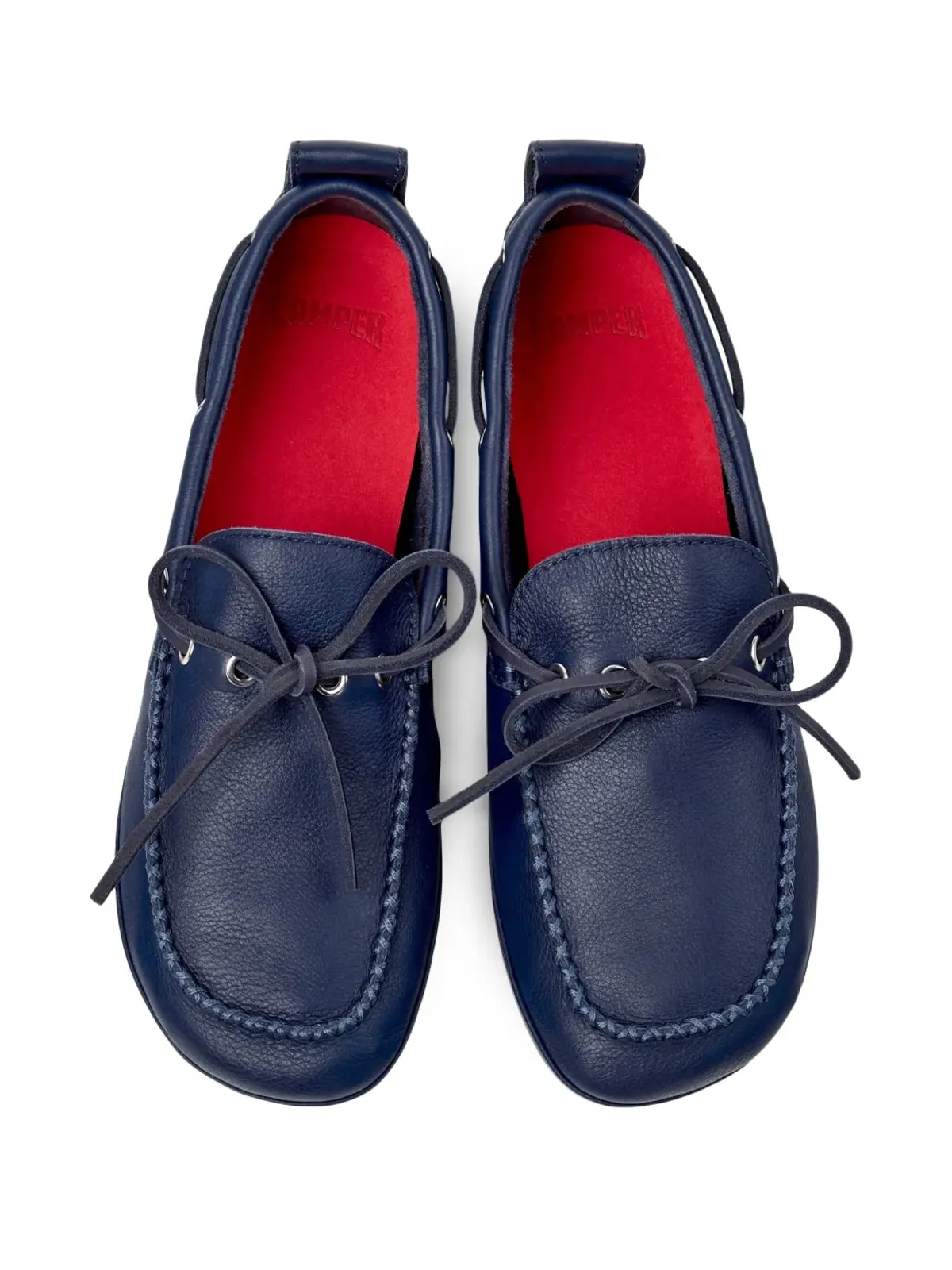 Camper Right Nina レザー タッセル ローファー - Blue - 画像3