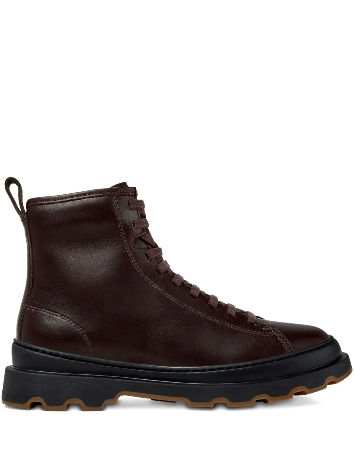 Camper Brutus レースアップ レザー コンバットブーツ - 画像1
