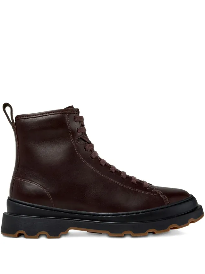 Camper Camper Brutus レースアップ レザー コンバットブーツの商品画像