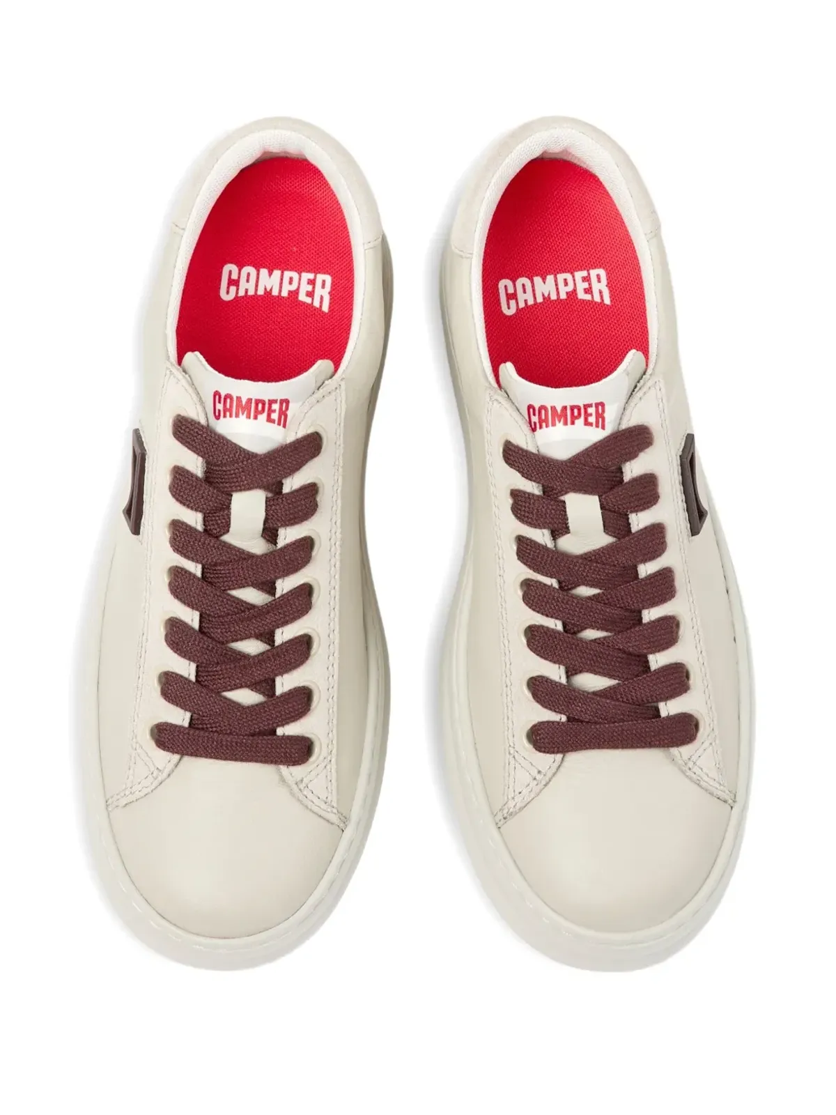 Camper ランナー レザー レースアップ スニーカー - 画像4