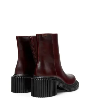 Camper 70mm Pix London レザー ジップファスナー ブロックヒール ブーツ - サムネイル3