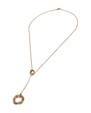 Cartier 18Kホワイトゴールド3トーン トリニティ ネックレス - サムネイル1