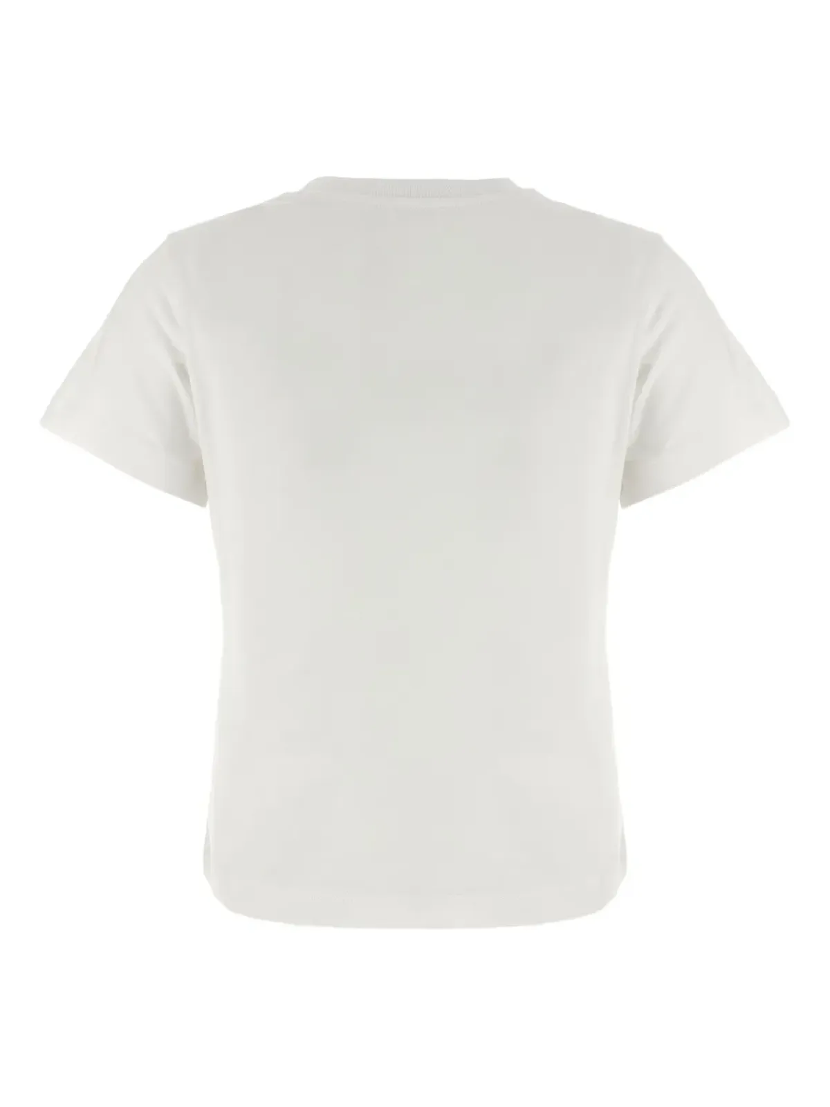 Moncler embroidered cursive-logo cotton T-shirt - White - 画像2