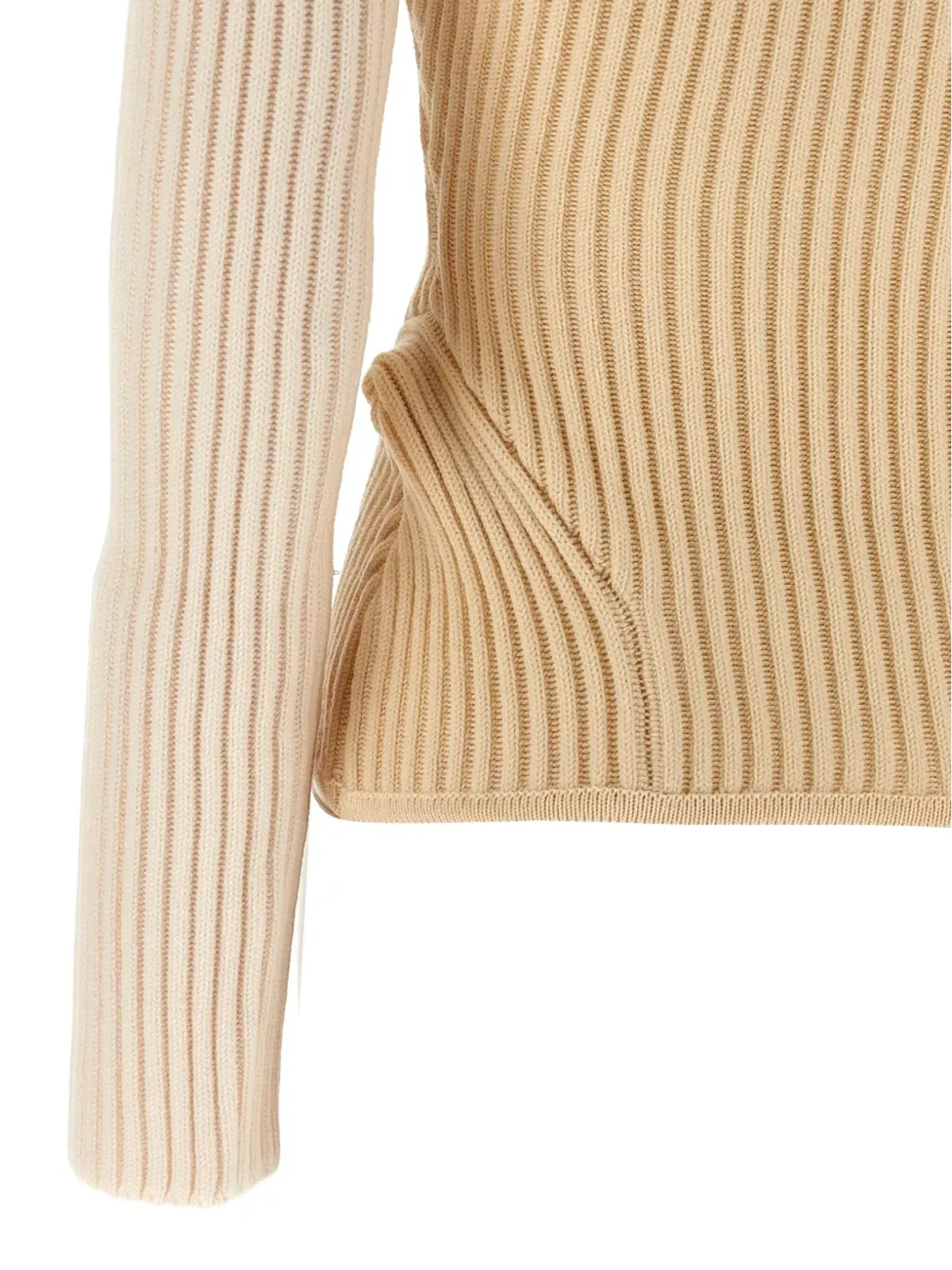 Jean Paul Gaultier リブ編み コルセットセーター - 画像4