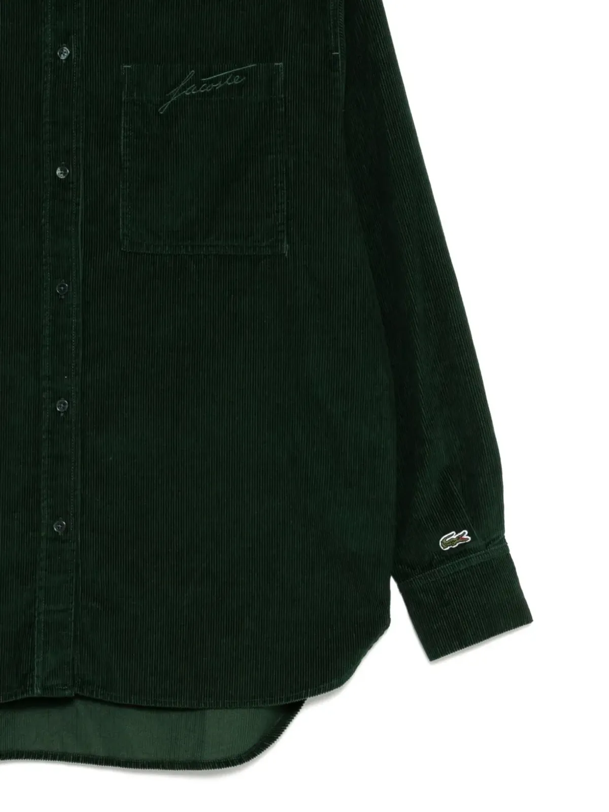 Lacoste ロゴ刺繍シャツ - 画像3