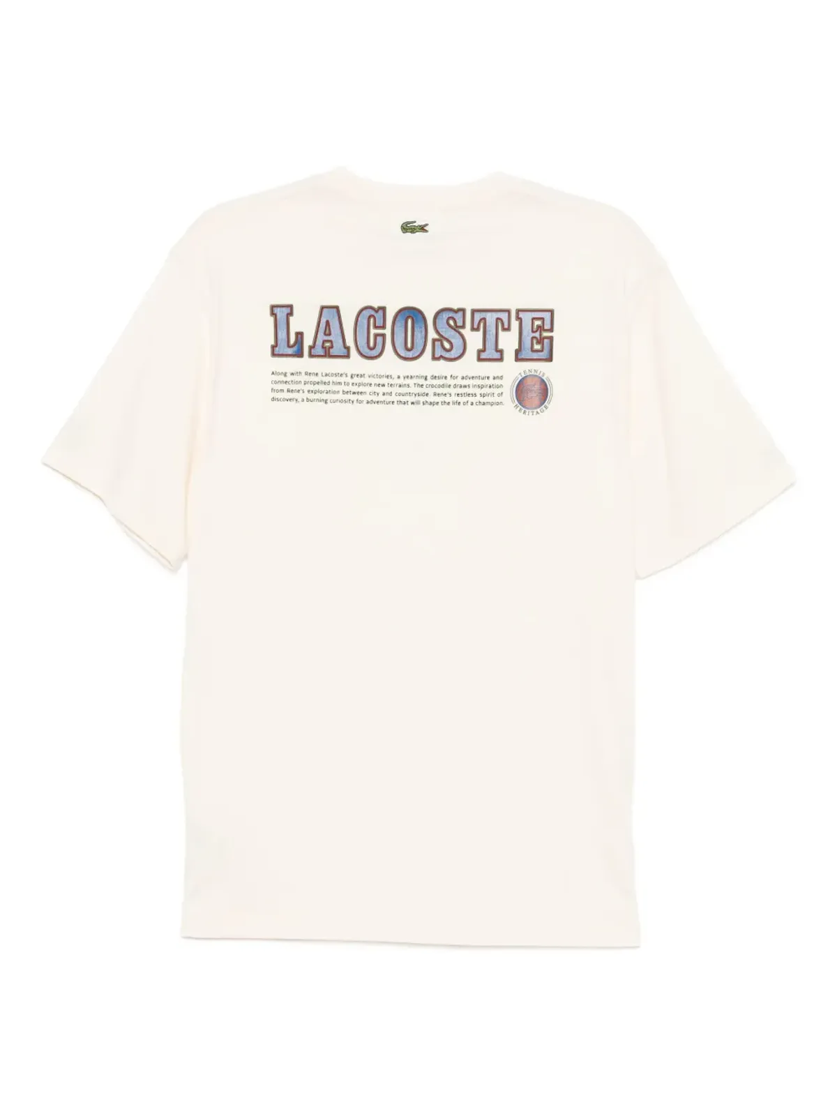 Lacoste プリント ジャージー Tシャツ - 画像2