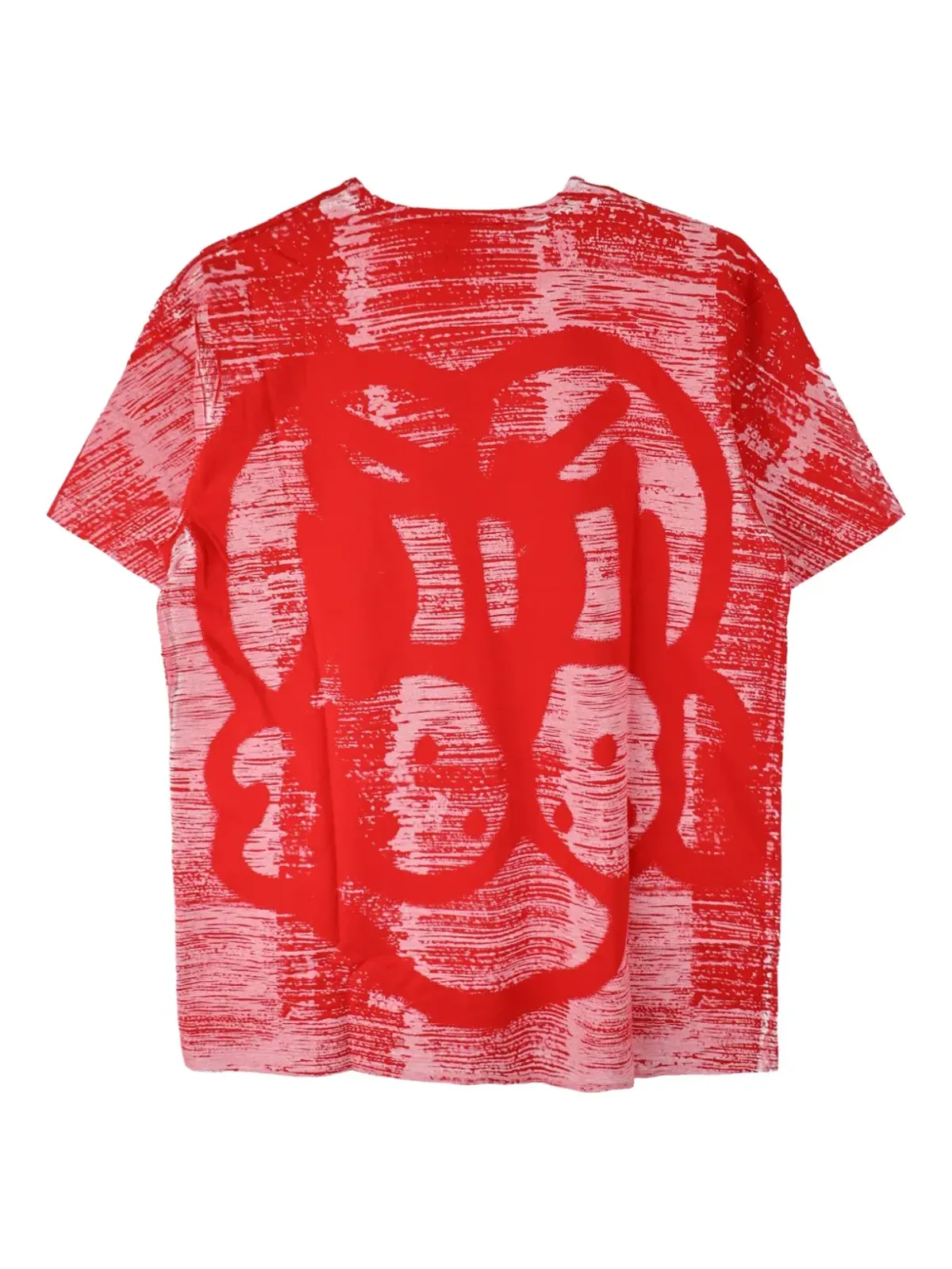 CHITO Knock-out Pup abstract-print cotton T-shirt - Red - 画像2