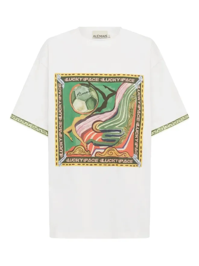 Alemais ALEMAIS グラフィックプリントTシャツの商品画像