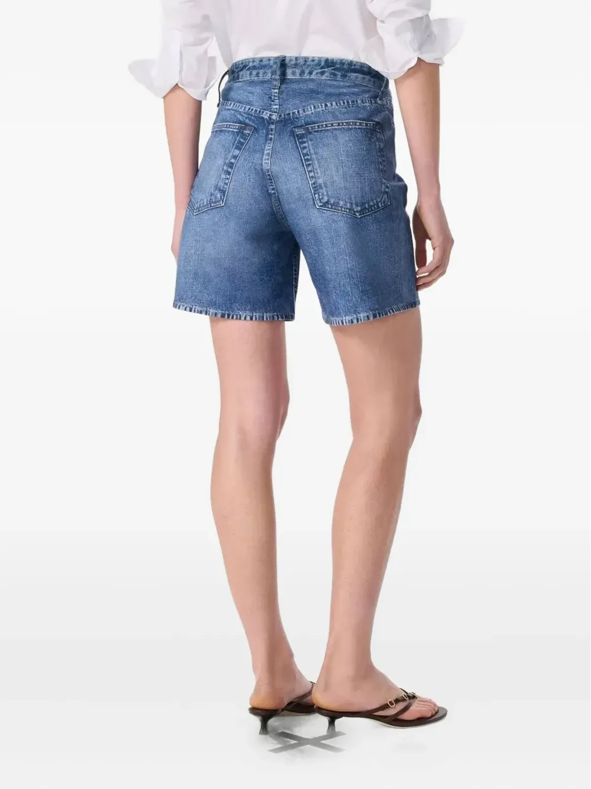 rag & bone ベルトループデニムショーツ - 画像3