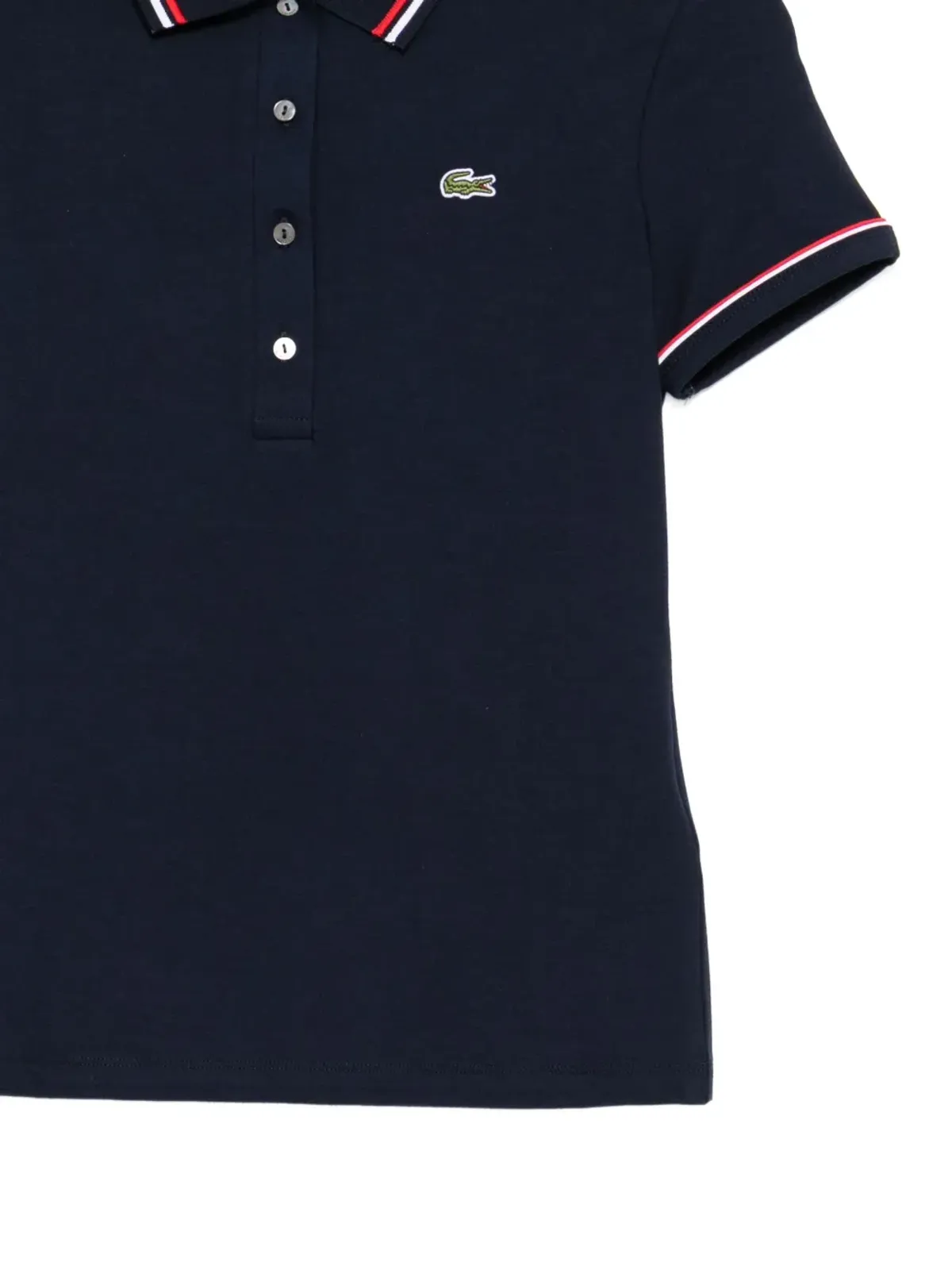 Lacoste ロゴ刺繍ポロシャツ - 画像3