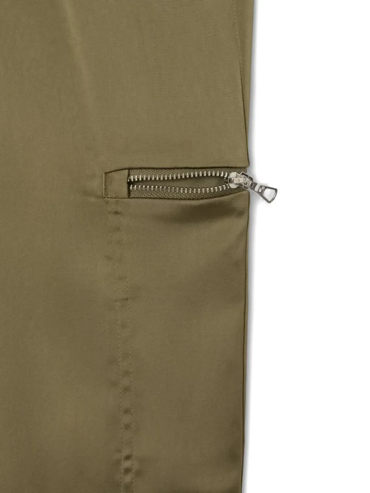 Lacoste ジップポケット付きサテンパンツ - グリーン - 画像5