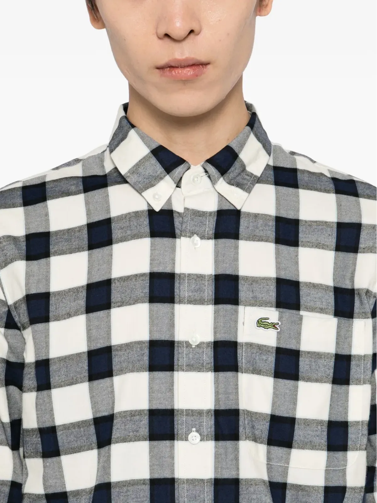 Lacoste チェック柄シャツ - Blue - 画像5