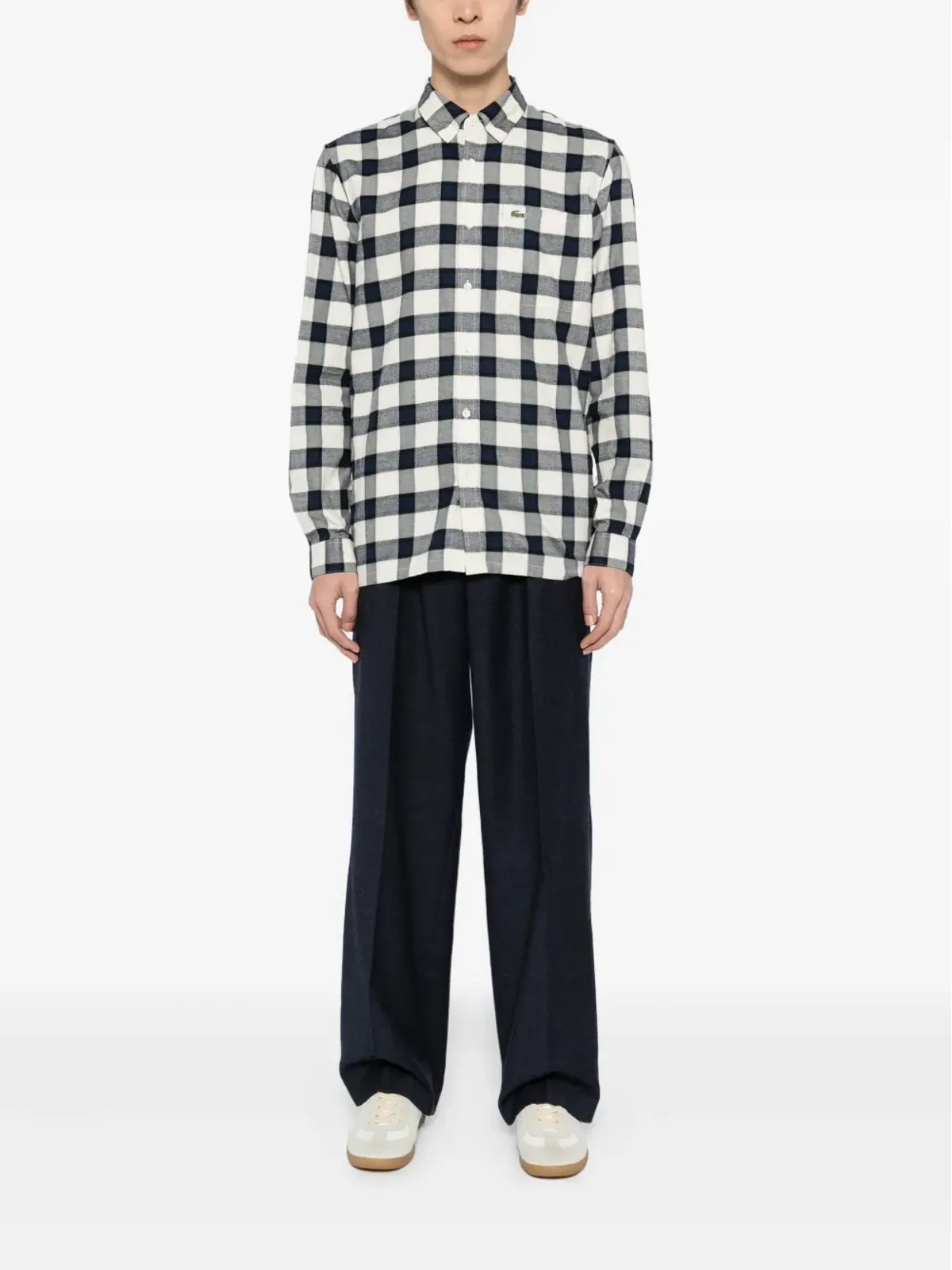 Lacoste チェック柄シャツ - Blue - 画像2