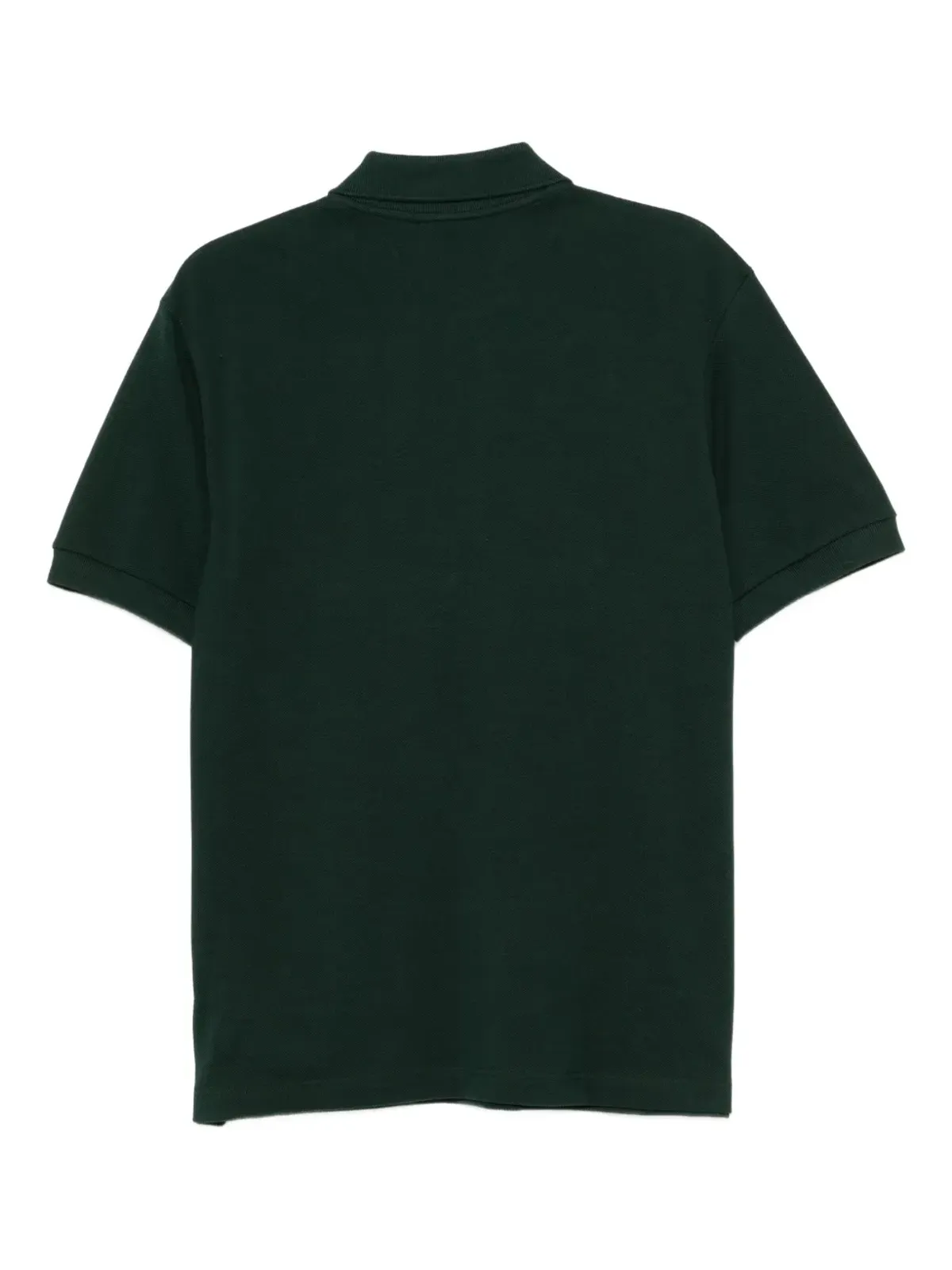 Lacoste グリーンのロゴアップリケ コットン ポロシャツ - 画像2