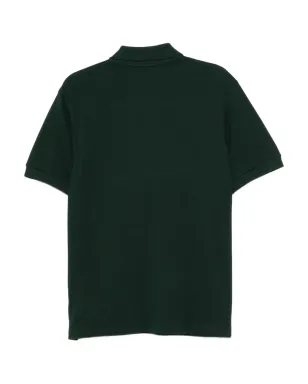 Lacoste グリーンのロゴアップリケ コットン ポロシャツ - サムネイル2