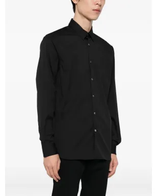 Lacoste ロゴアップリケシャツ - Black - サムネイル3