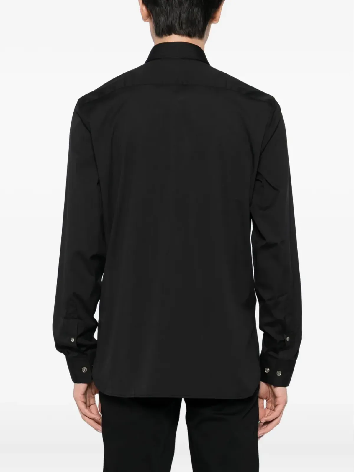 Lacoste ロゴアップリケシャツ - Black - 画像4