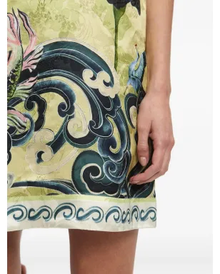 ALEMAIS Rochester floral-print shift mini dress - Green - サムネイル5