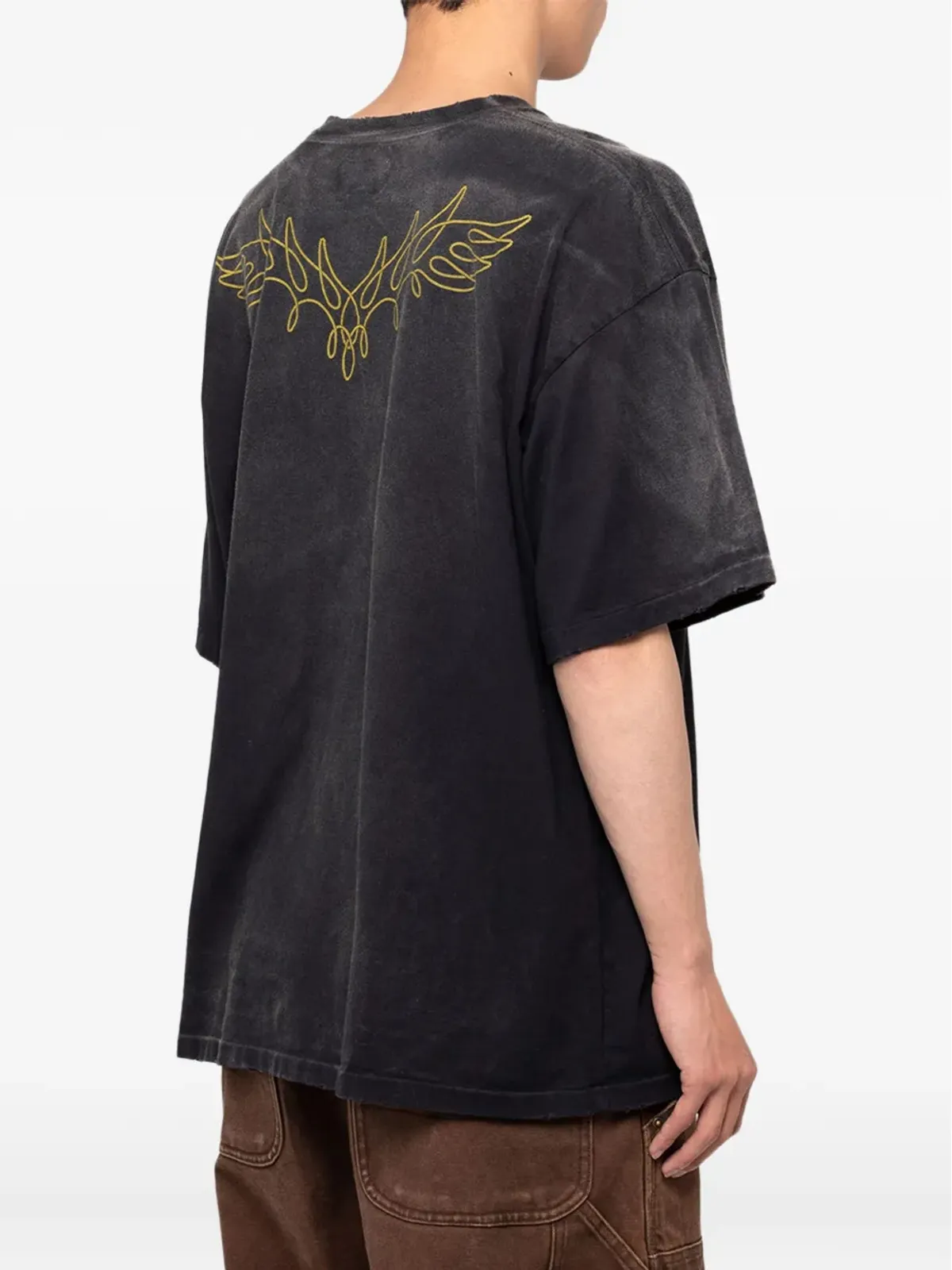 KAMIYA ロープハートロゴ コットン Tシャツ - 画像4