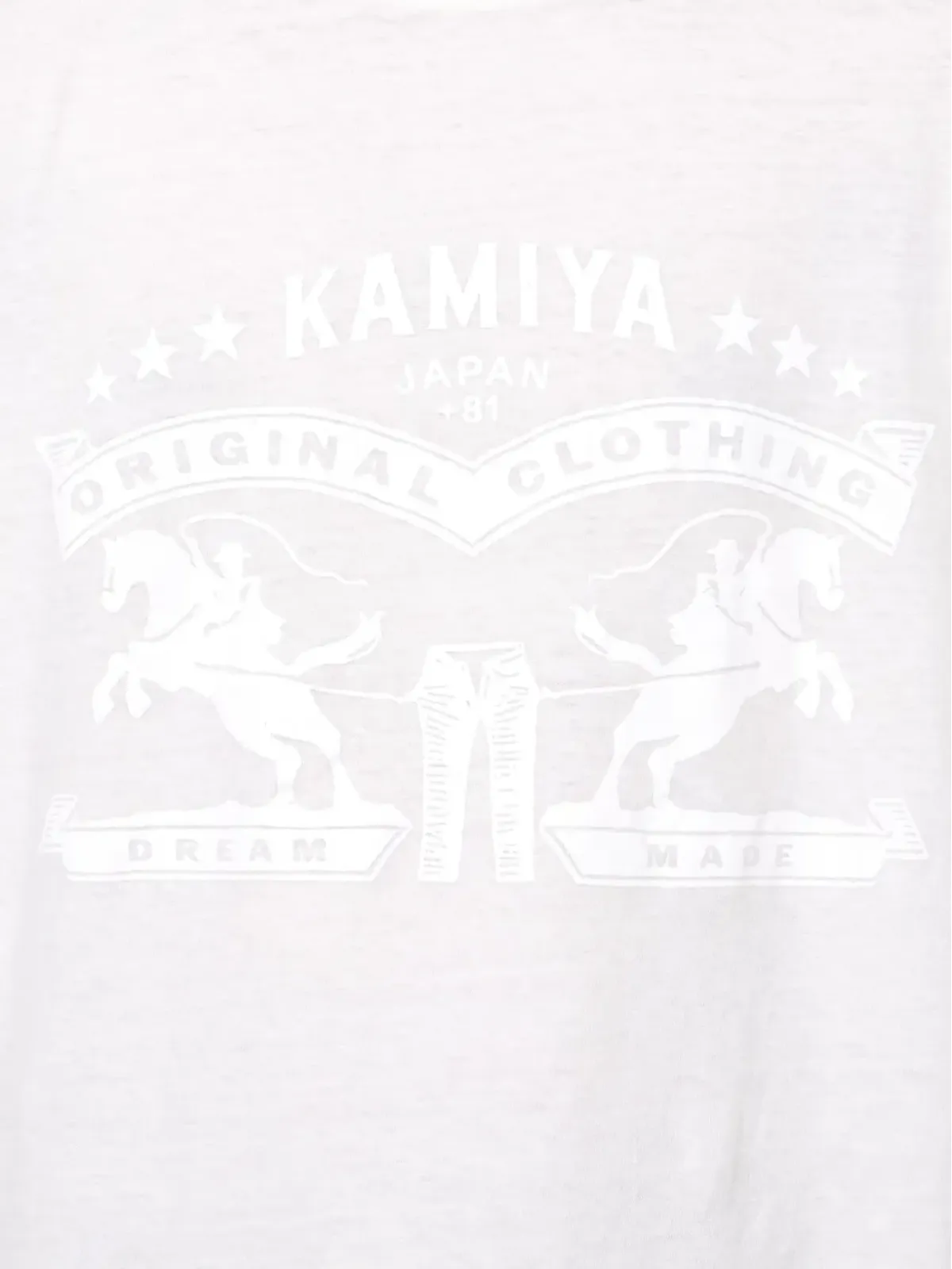 KAMIYA 馬柄プリント Tシャツ - 画像5