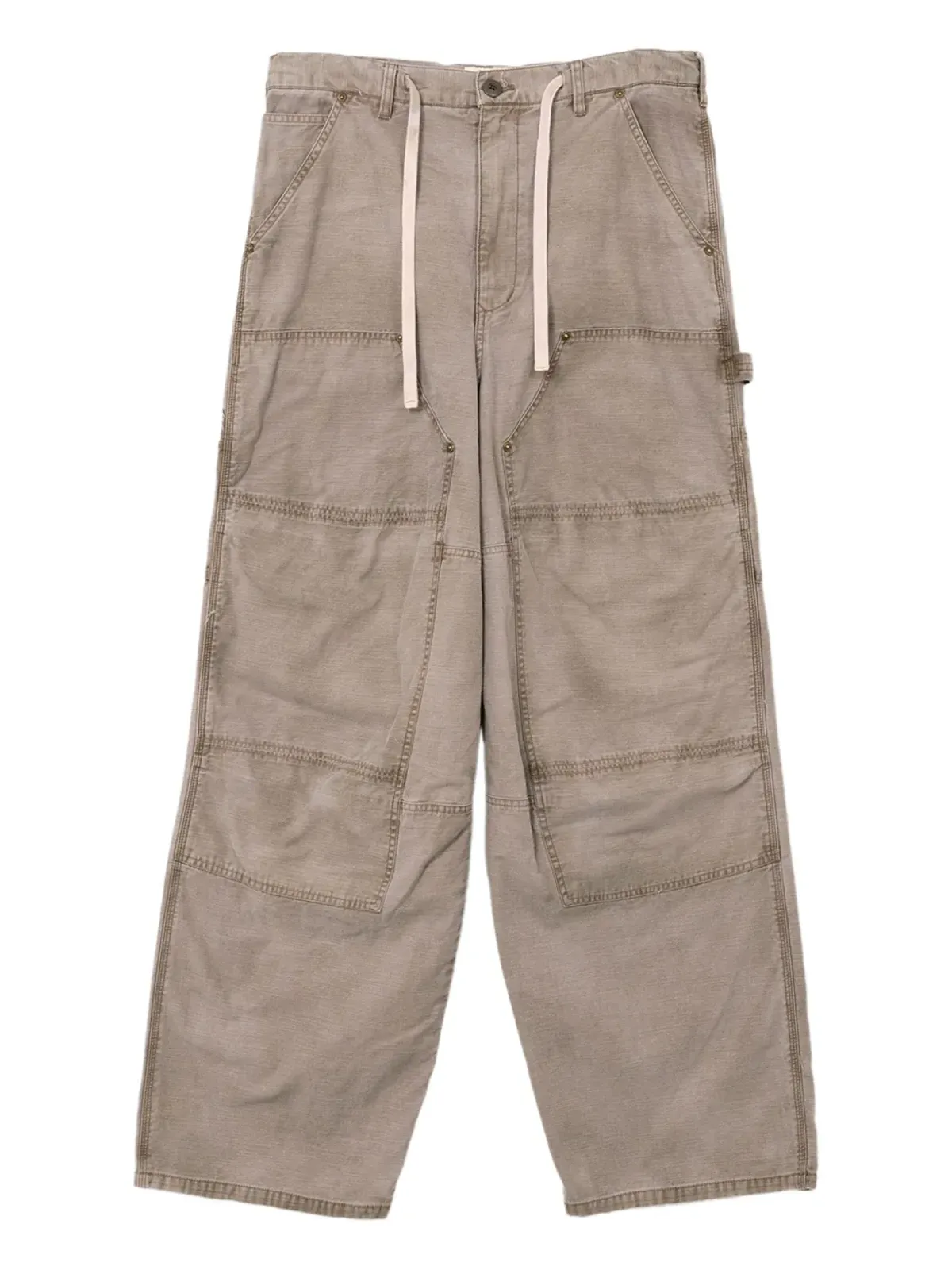 KAMIYA multi-pocket painter trousers - Grey - 画像1